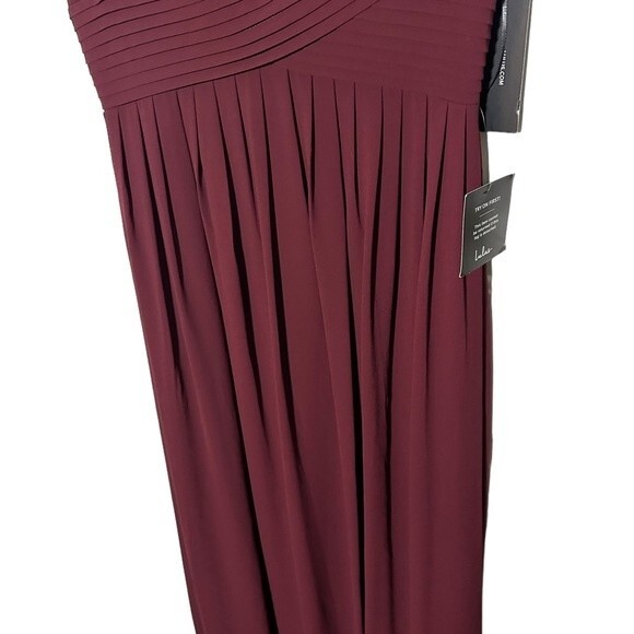 Lulus Make Me Move Burgundy Maxi Dress Size XS Women’s NWT - Picture 5 of 9
